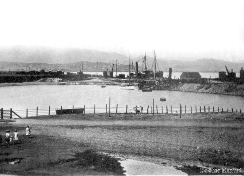 Millom Harbour about 1912 looking north