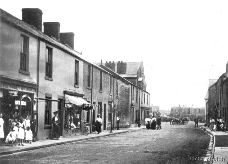 Main Street in Haverigg about 1916 looking east