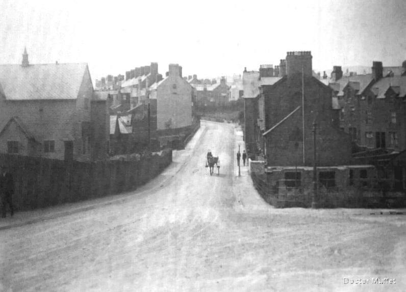 Horn Hill in Millom about 1921 looking north west