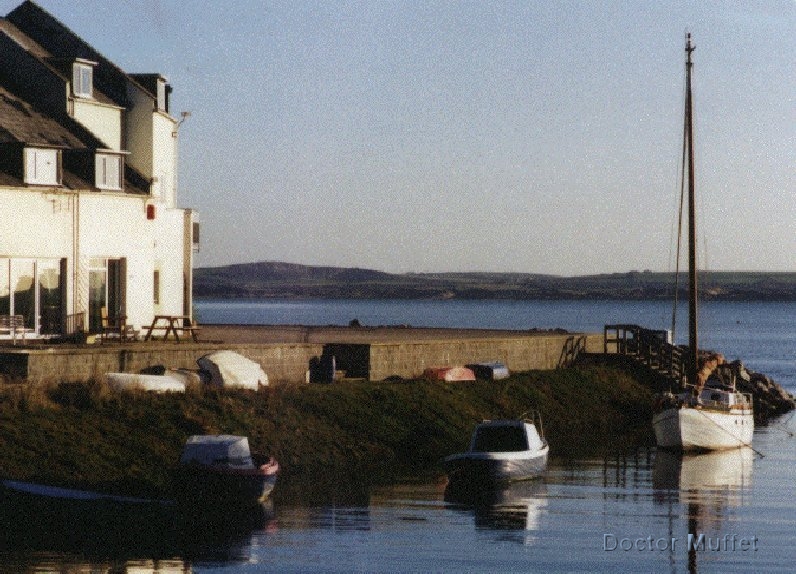 The River Lazy looking out to the Duddon Estuary