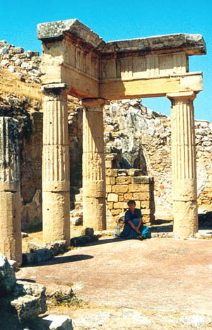 Lesley at Solunto