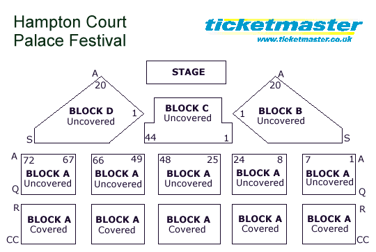 Hampton Court Seating Plan