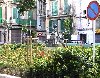 Statue in a square