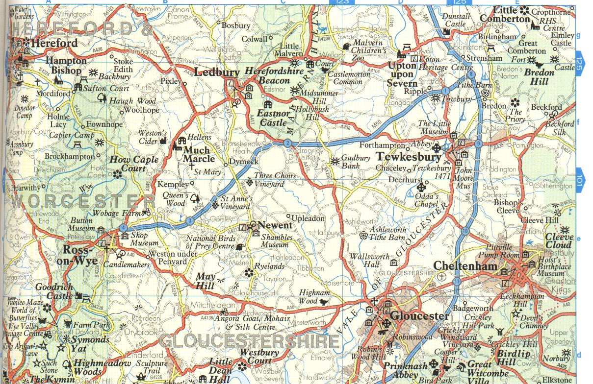 Map of Cheltenham