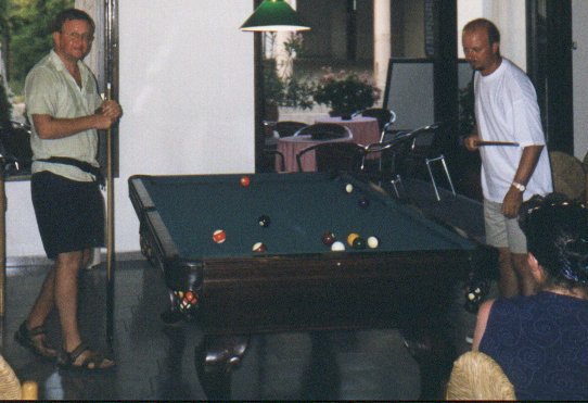 Pool king tournament, Crete, July 99
