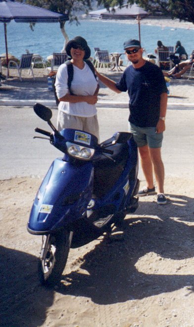 Tracy and Russ, Crete, July 99