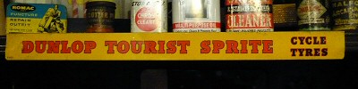 Dunlop Tourist Sprite shelf edge
