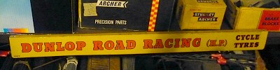 Dunlop Road Racing shelf edge