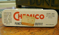 Chemico puncture repair outfit