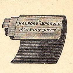 1937 Halford rubber patching