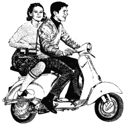 1964 Vespa moped