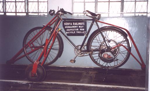 Inspection trolley in Nairobi Railway Museum