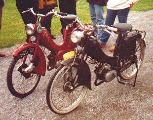 Comparison between the Bown and a Dutch moped