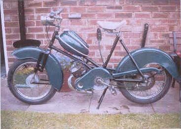 The sole survivor of the six Elswick-VAP mopeds
