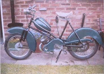 The sole survivor of the six Elswick-VAP mopeds