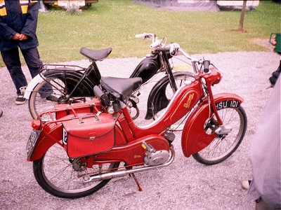 Two rather similar mopeds