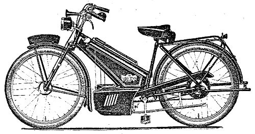 1940 Sun Super de Luxe autocycle