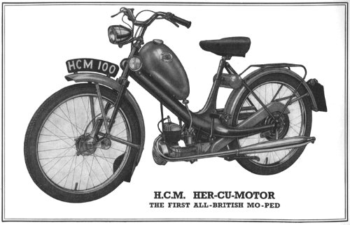 HCM moped - manupacturer's photograph