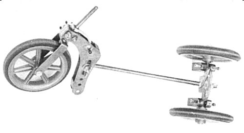 Wallis test model tricycle