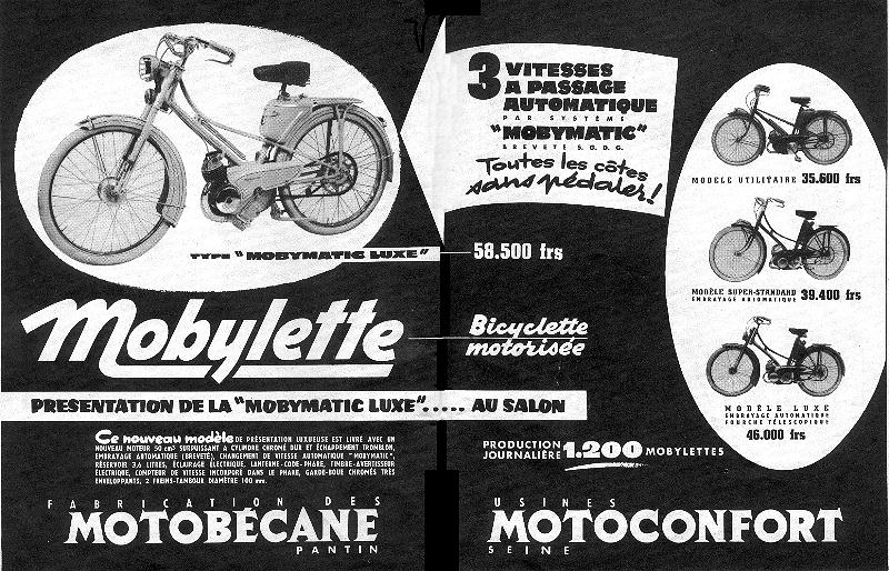 1954 Mobylette advert