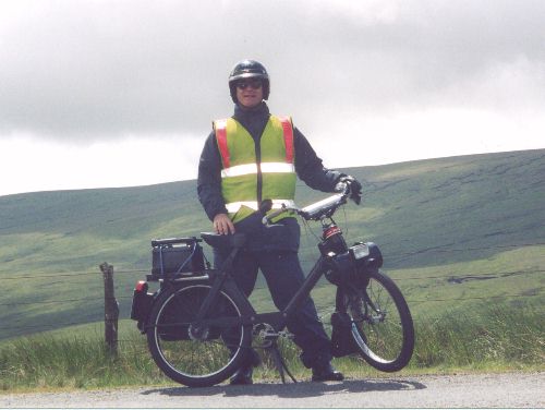 Frank and his Solex