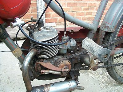 The engine before restoration