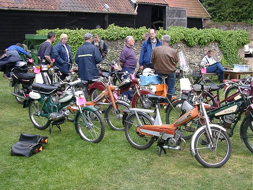 Lining up for judging back at the museum