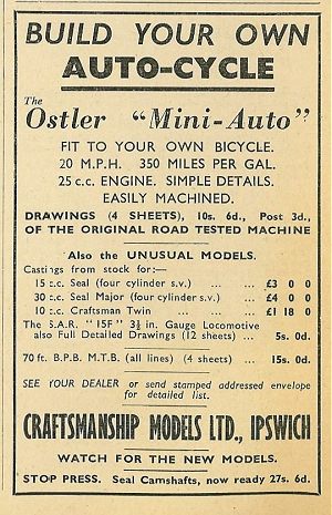 Ostler advert