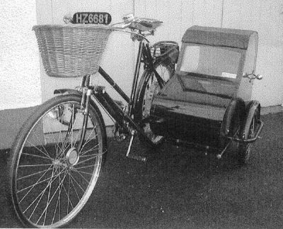 tandem bike with sidecar