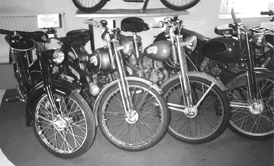 Danish cyclemotors in the museum