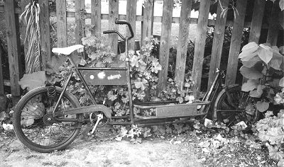 A 'Long John' carrier cycle seen in Copenhagen