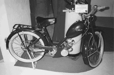 Diesella moped in the museum