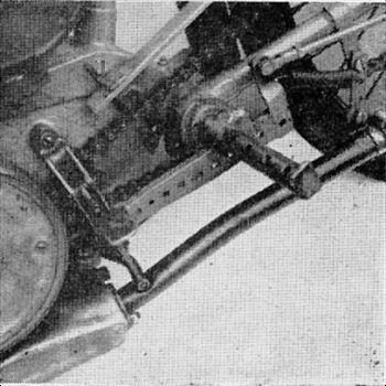 Footrest assembly and rear brake pedal