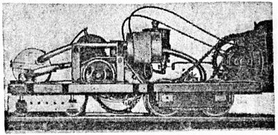 The loco with the body removed