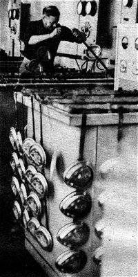 Inside the ABG-VAP factory in 1954