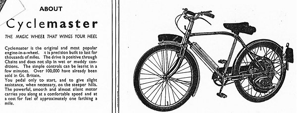 Norman Cyclemaster bicycle