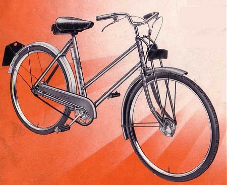 Phillips bicycle for cyclemotor units
