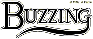 Buzzing logo ©1992, A Pattle