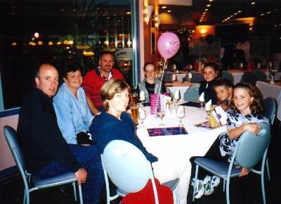 Mels' party at Valentinos.