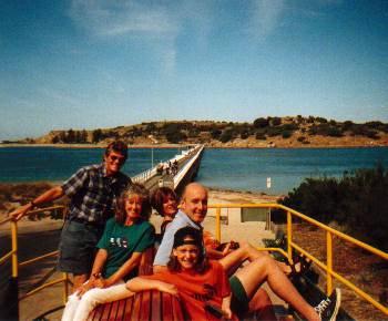 The fantastic ride accross to Granite Island.
