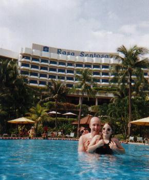 Our hotel pool.