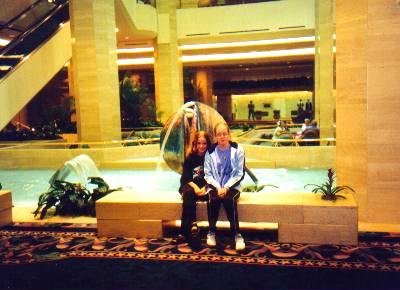 The Hilton Hotel Anaheim, this hotel was massive.