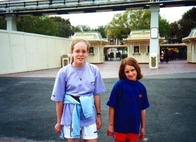 Outside Disneyland.
