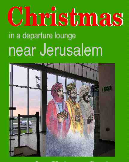 Christmas in a Departure lounge near Jerusalem