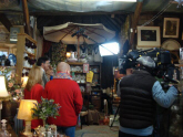 Filming at The Antiques Warehouse