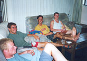 From left to right: Steve, Craig, Brownie and Jonny.