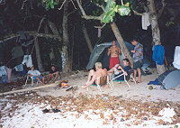 A typical evening on the island of Yanuca, Fiji