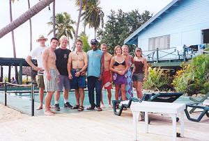 Some of the friends we met at Seashell Cove Resort