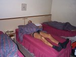 Barge sleeps covering the wrong bit!