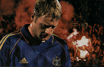 David Batty is dejected, Far from an ideal comeback.